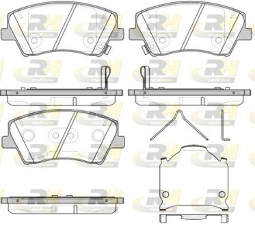 Гальмівні колодки дискові roadhouse 21412.04
