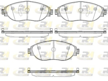 Гальмівні колодки дискові roadhouse 21470.00