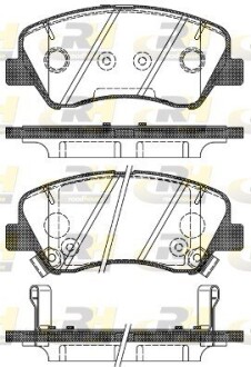 Гальмівні колодки дискові roadhouse 21488.02