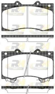 Гальмівні колодки дискові roadhouse 21506.02