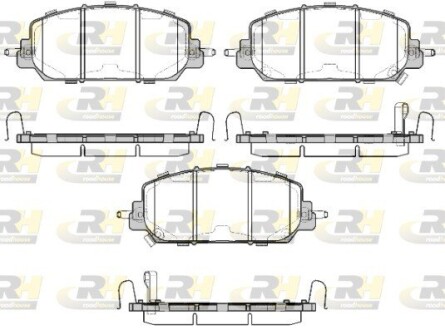 Гальмівні колодки дискові roadhouse 2150822 (фото 1)