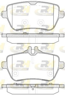 Гальмівні колодки дискові roadhouse 21535.00