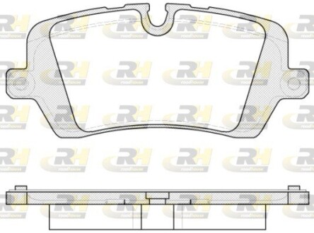 Гальмівні колодки дискові roadhouse 21541.00