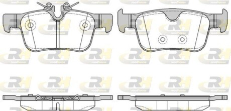Гальмівні колодки дискові roadhouse 21551.10