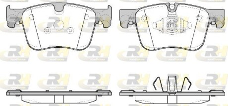 Гальмівні колодки дискові roadhouse 21560.10