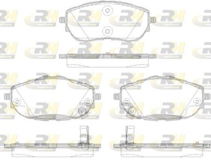 Гальмівні колодки дискові roadhouse 21561.02