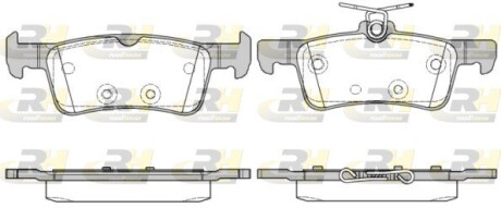 Гальмівні колодки дискові roadhouse 21563.10