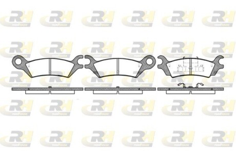 Гальмівні колодки дискові roadhouse 2158.10
