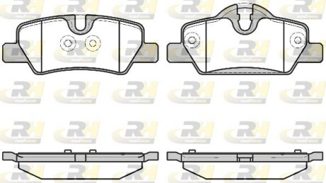 Гальмівні колодки дискові roadhouse 21600.00