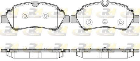 Гальмівні колодки дискові roadhouse 21605.00