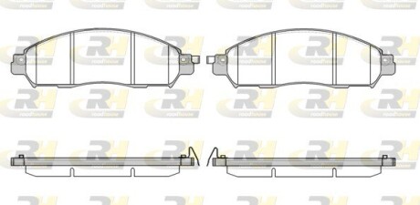 Гальмівні колодки дискові roadhouse 21612.04