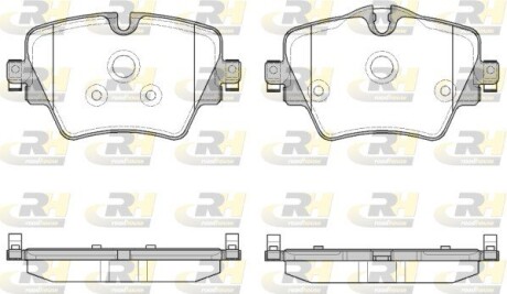 Гальмівні колодки дискові roadhouse 21625.08