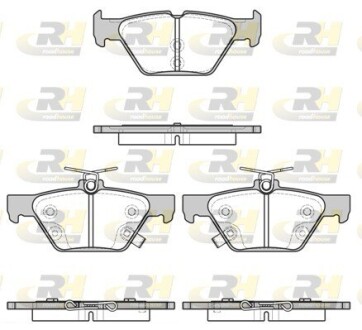 Гальмівні колодки дискові roadhouse 21638.02