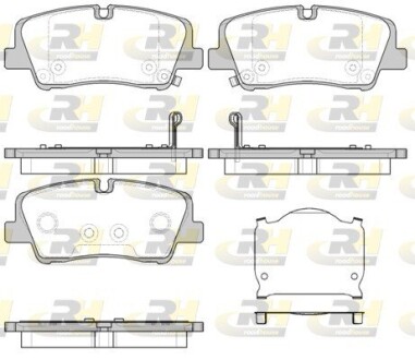 Гальмівні колодки дискові roadhouse 21687.00