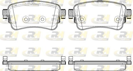 Гальмівні колодки дискові roadhouse 21720.00