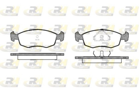 Гальмівні колодки дискові roadhouse 2172.00