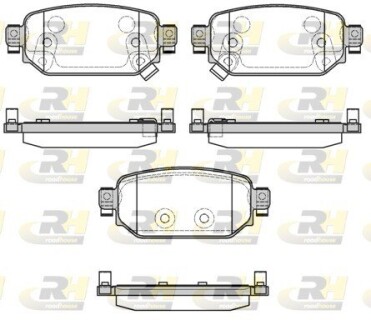 Гальмівні колодки дискові roadhouse 21731.02