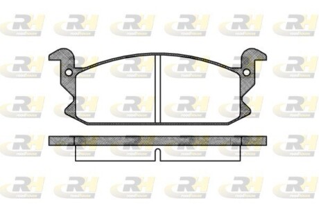 Гальмівні колодки дискові roadhouse 2177.00