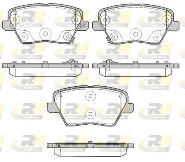Гальмівні колодки дискові roadhouse 21784.02