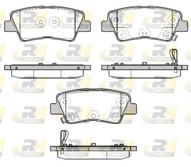 Гальмівні колодки дискові roadhouse 21807.12