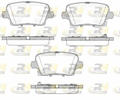 Гальмівні колодки дискові roadhouse 21821.02
