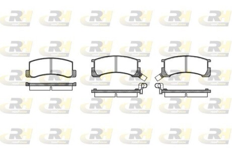 Гальмівні колодки дискові roadhouse 2185.02