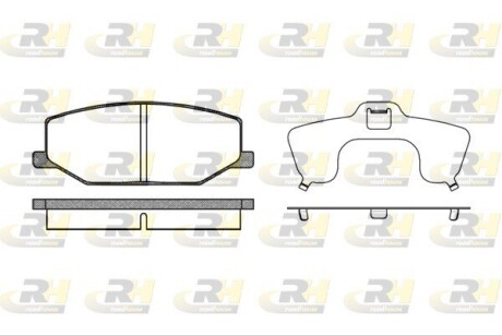 Гальмівні колодки дискові roadhouse 2190.10