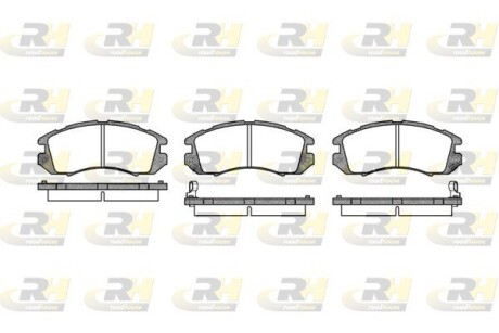 Гальмівні колодки дискові roadhouse 2191.12