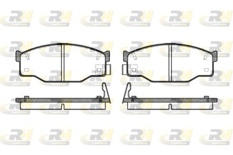 Гальмівні колодки дискові roadhouse 2195.14