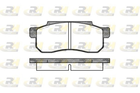 Гальмівні колодки дискові roadhouse 2203.00