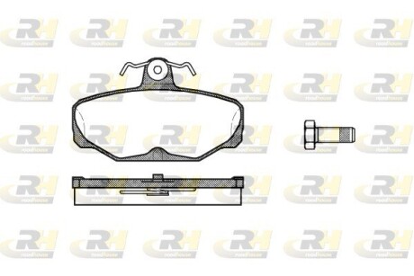 Гальмівні колодки дискові roadhouse 2205.00