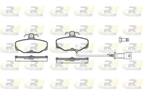 Гальмівні колодки дискові roadhouse 2205.02