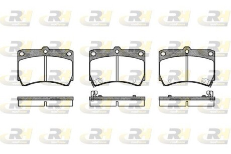 Гальмівні колодки дискові roadhouse 2212.12
