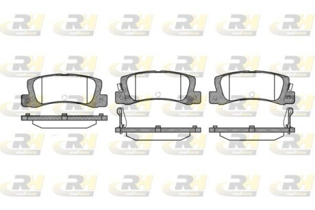Гальмівні колодки дискові roadhouse 2214.02
