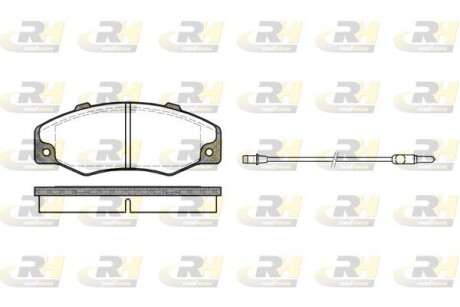 Гальмівні колодки дискові roadhouse 2220.02