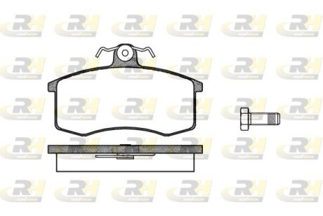 Гальмівні колодки дискові roadhouse 2221.00