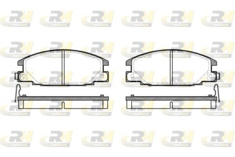 Гальмівні колодки дискові roadhouse 2238.04
