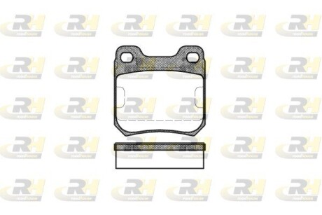Гальмівні колодки дискові roadhouse 2239.40