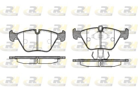 Гальмівні колодки дискові roadhouse 2270.15