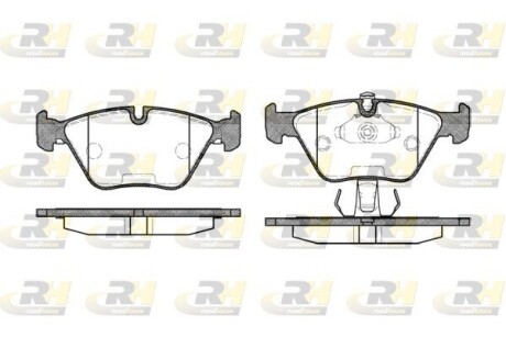 Гальмівні колодки дискові roadhouse 2270.25