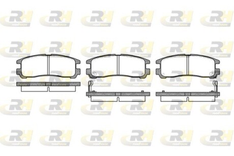 Гальмівні колодки дискові roadhouse 2291.02