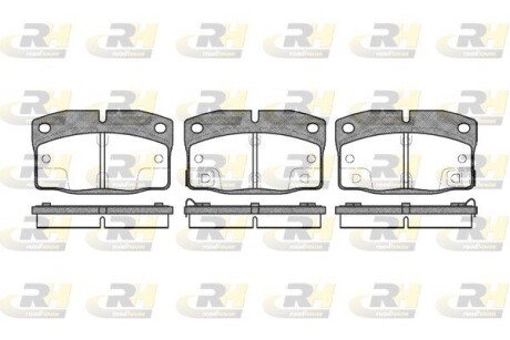 Гальмівні колодки дискові roadhouse 2298.02