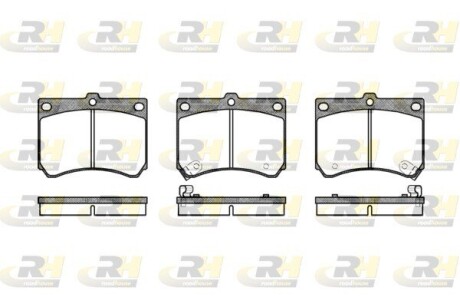 Гальмівні колодки дискові roadhouse 2333.02