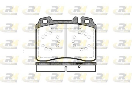 Гальмівні колодки дискові roadhouse 2379.00