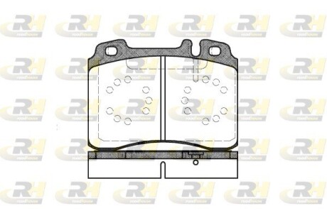Гальмівні колодки дискові roadhouse 2379.20