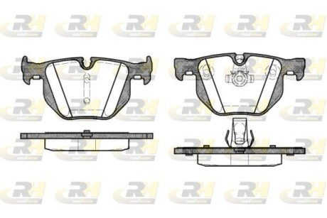 Гальмівні колодки дискові roadhouse 2381.60