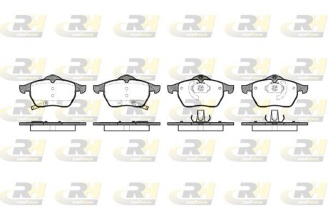 Гальмівні колодки дискові roadhouse 2390.32