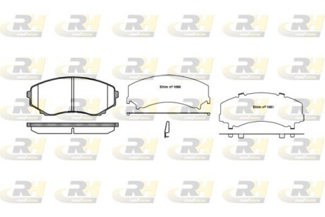 Гальмівні колодки дискові roadhouse 2397.22