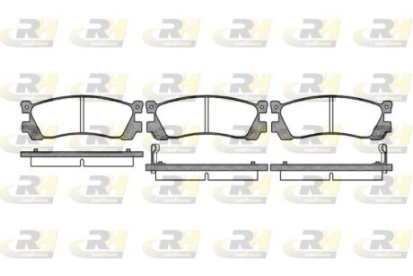Гальмівні колодки дискові roadhouse 2399.12