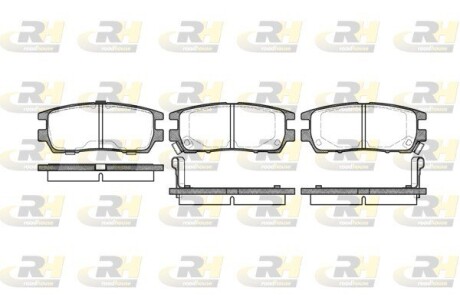 Гальмівні колодки дискові roadhouse 2405.02